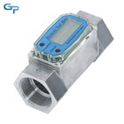 Digital Turbine Flow Meter For Liquid Water Fuel Flow Meter 10 5-74 Gpm 1 5inch