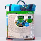 Minecraft Kids 2 Piece Twin full Reversible Comforter   Pillowcase Bedding Set