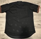 Vntg Majestic San Francisco Giants Mesh Baseball Jersey Black Looks Like Medium