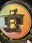 Vtg Bristol Ware Tin Advertising Tray  the Singer Manufacturing Co  - 11 75 