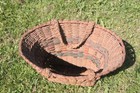 Antique Passamaquoddy Fancy Basket Hong Kong Handle Maine Wabanaki Art