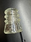 3 5    Vintage Hemingray 10 Clear Glass Insulator Made In The Usa 8d-8