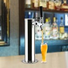 Single Tap Draft Beer Tower Faucet Tap Stainless Steel Homebrew Kegerator Chrome