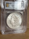 1878-cc Morgan Silver Dollar Ms64 Icg