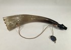 Vintage German Bull Blowing Horn Musical Instrument Bugle Real Natural Decor