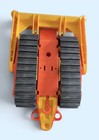 Vintage 1970s Fisher Price Bulldozer Construction Toy Orange Yellow 311  Usa