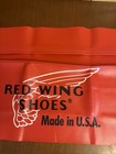 Red Wing Shoes Made In The Usa Mat Sign rack shelf Display Vintage Advertising