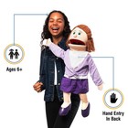 25  Sarah  Peach Mom teacher  Full Body  Ventriloquist Style Puppet 25   