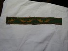 C1939-40 Camp Fire Girls  glass Beaded Indian Head Band  Pictographs   Letters