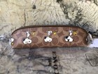 Coach X Peanuts Pencil Case In Signature Canvas With Snoopy Print Cbt17