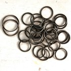 Vintage Heavy Duty Metal O Rings Lot Of 31 Pieces - Measurements In Description