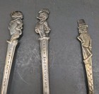 Lot Of 3 Vintage Silverplate Spoons Tony The Tiger  Woody Woodpecker  Mr  Peanut