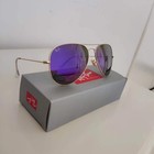 Ray-ban Rb3026  Aviator Sunglasses  gold Frame large 62mm Purple Lens