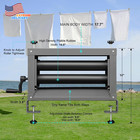 Upgraded Clothes Wringer Hand Crank Laundry Wringer Washer Removes 95  Water New