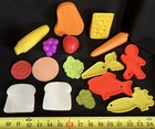 Vintage Lot Of 48 Piece Fisher Price Pretend Food Play Kitchen Items Plus Others