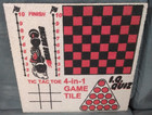 Vintage 97 Floor Games 4 N 1 Tile carpet Ventura Made In Usa 18 X 18