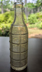 Vintage Clear Orange Crush  Mt  Carmel Pa  Art Deco Soda Bottle  Rare