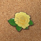 Yellow Rose Blossom Enamel Pin - Collectible Lapel Pin Soft Enamel