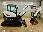  2021 Bobcat E42 Cab Straight Blade Mini Compact Track Excavator With Hydraulic 