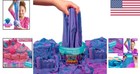 Blue   Purple 1 5 Lbs Non-stick Cloud Slime In Reusable Bucket - Sensory Sand