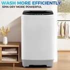 20lbs Full-automatic Washing Machine With 10 Program Drain Pump Portable Washer-