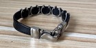 Vintage Black Leather Horse Shoe Braclet