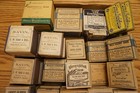 Lot 75 Apothecary Herb Boxes Tins 1900s Crude Drugs Gould Murray Penick Pharmacy