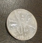 1987 Mexico 1 Oz Silver Libertad 1 Onza High Grade Raw Coin White