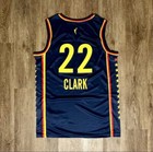 Caitlin Clark  22 Indiana Fever Stitched Blue Jersey Men   s  Size Medium  48 