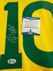 Hand Signed Autographed Pele Jersey Brazil Team Bas Coa