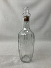 Vintage Clear Glass Schenley Liquor Clear Whiskey Bottle Decanter