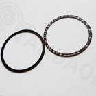Scale Ring Black Bezel For Omega Speedmaster 3573 50 Mechanical Watch 38 7mm