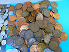 Over 10 Lbs  Vintage Us   Foreign Coin Collection British france mexico   Many