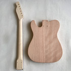Diy 6 String Electric Guitar Kit Unfinshed  St Maple Neck Without Hardware