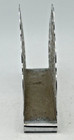 Vintage Irvin Ware Usa Chrome Plated Lace Filigree Napkin Holder 5 3 8    X 7 8   