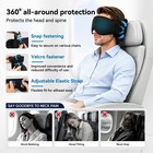 Travel Pillows For Airplanes  360   Stable Support Airplane Pillow With Eye Mask