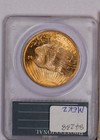 1907 Gold St  Gaudens Double Eagle  20 Pcgs Ms63  P q  Old Rattler Holder 