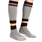 Authentic Bavarian Socks Two-piece Rustic Traditional Socks Oktoberfest Outfit
