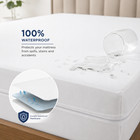 Zippered Mattress Encasement Waterproof Bed Bug Dust Mite Proof Protective Cover