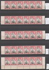 Bermuda 1940 Sg122   d Surcharge Issue Full Sheet Of 60 Separated Mnh