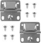 2pc Coleman Cooler Replacement Hinges - Stainless Steel Hinges Replacement Us