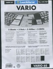 Lighthouse Vario Stock Sheet Double Sided 6 Pocket Protector Pages Size  6s