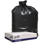 Genuine Joe 1 2mil Black Trash Can Liners - 43  Width X 47  Length X 1 20 Mil