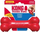 Kong Goodie Bone Durable Red Rubber Dog Chew Toy Stuffable Treat Dispenser