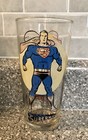 Vintage 1976 Superman Pepsi Cola Super Series Collector Promo Glass Dc Comics