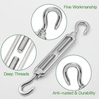 Pcs Mhook   Hook Turnbuckle 304 Stainless Steel Turnbuckle 6 Hook   Hook-m-6