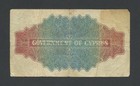 Cyprus 1 Shilling Note 1946 Kgvi Krause 20 Banknotes