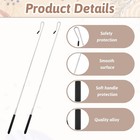 2 Pack 8-21 Inch Puppet Handles Arm Control Rod Extendable Hand Puppet Stick Adj