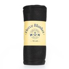   Soft Fleece Blankets 50 X 60 Lightweight Cozy Warm Throws Dark