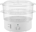 6 3 Quart Electric Steamer With Timer For Fish  Eggs  Rice And Baby Food
